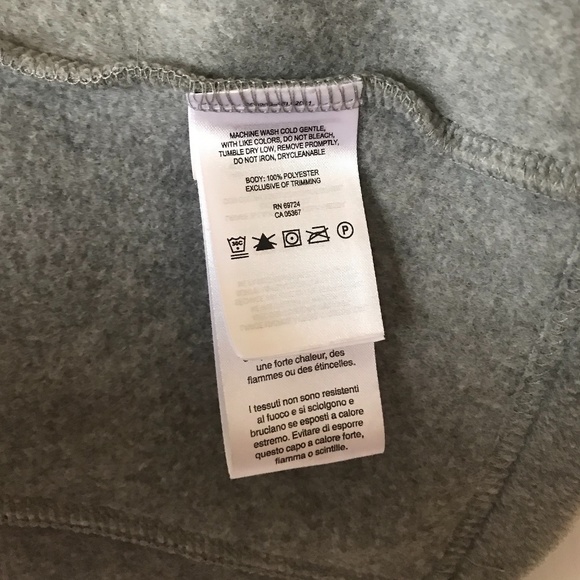 COLUMBIA Gray Fleece Vest with purple zipp… - Picture 9 of 9